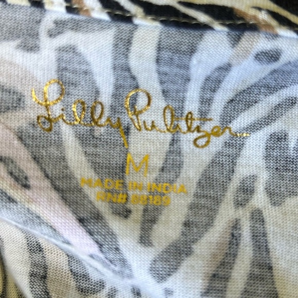 NWT Lilly Pulitzer Cath Shift Dress Onyx Can You Zee Me Size M - Picture 6 of 10